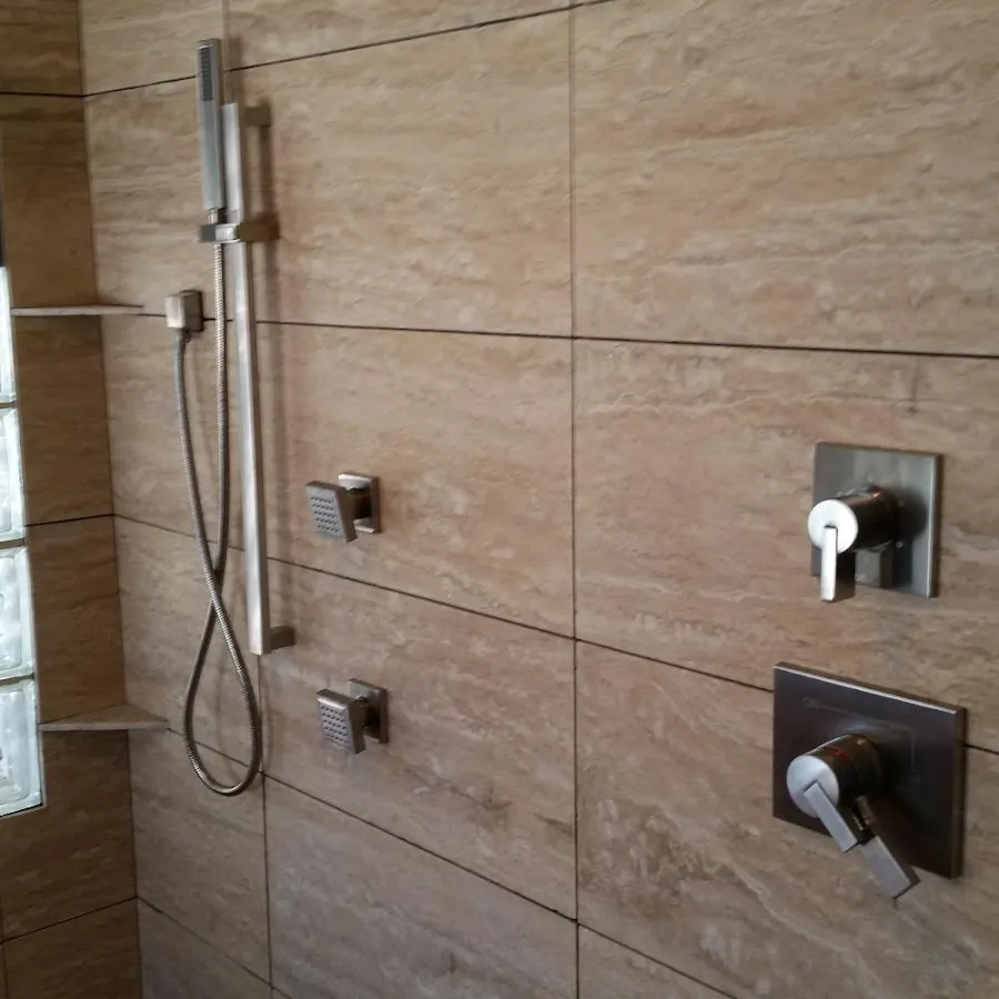 Shower fixture installation for Water Heater Replacement in Holland
